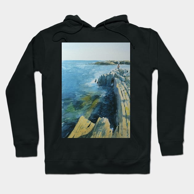 Fishing at Mossyard Hoodie by arlyon